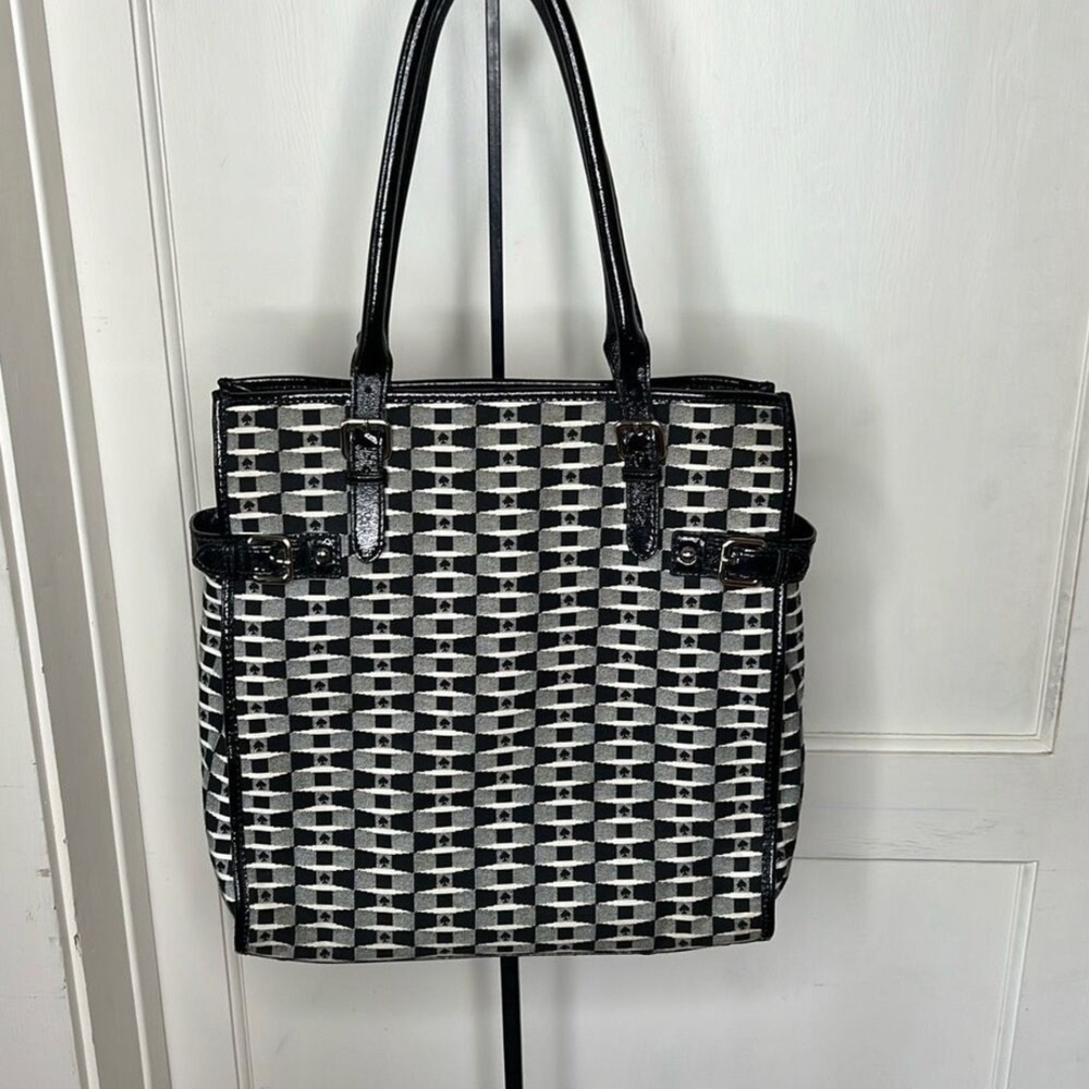 Kate Spade HTF LG ♠️ Tote Bag W/ Red Story Book Lining! RARE FIND FEW MADE GUC - Picture 5 of 6